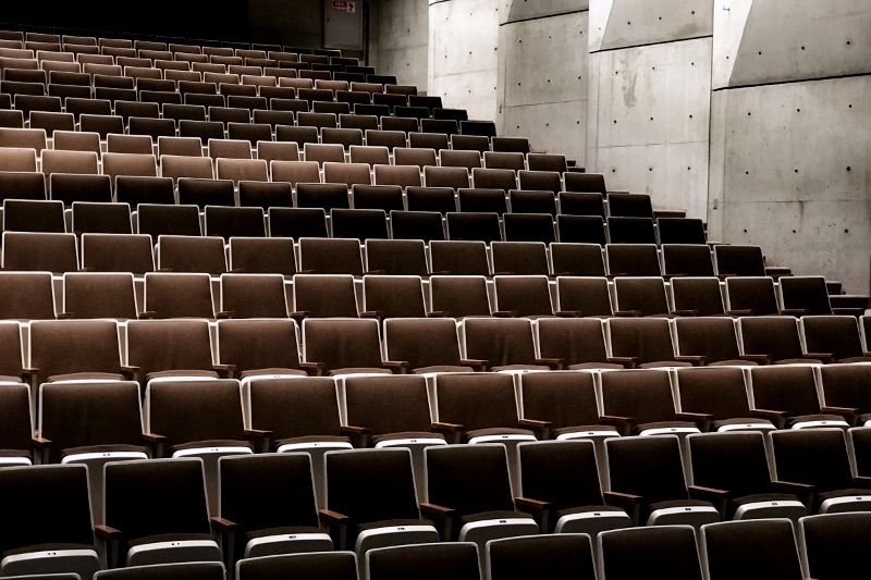 Photography of theater chairs